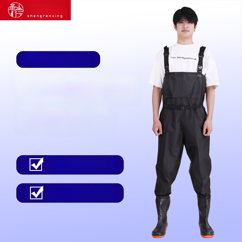 PVC vandeniui atsparios žvejybos kelnės – atsparios dėvėjimui, vėjui, storintos, universalios