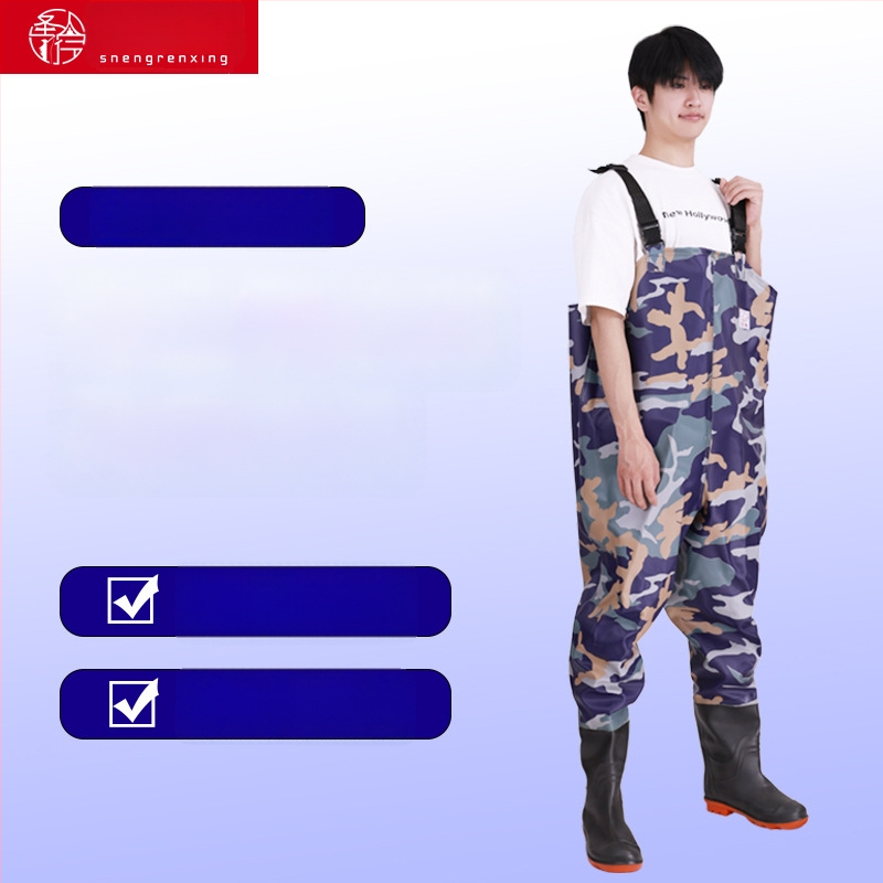 PVC vandeniui atsparios žvejybos kelnės – atsparios dėvėjimui, vėjui, storintos, universalios