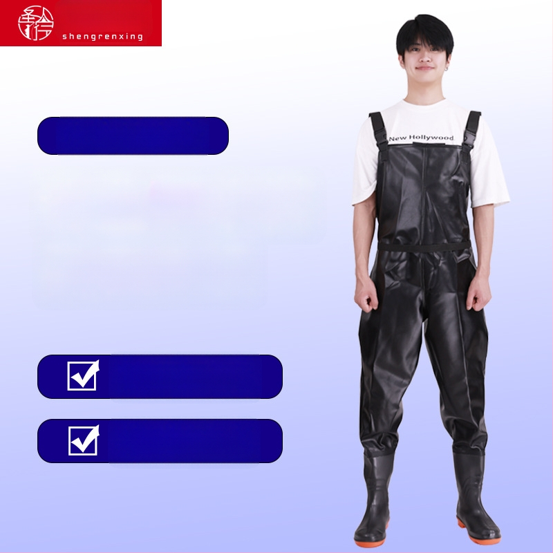 PVC vandeniui atsparios žvejybos kelnės – atsparios dėvėjimui, vėjui, storintos, universalios