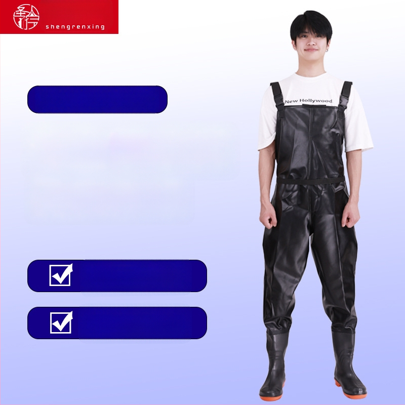 PVC vandeniui atsparios žvejybos kelnės – atsparios dėvėjimui, vėjui, storintos, universalios