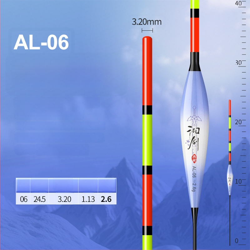 Vertikālais pludiņš ar nano dizainu visām ūdens tilpēm, ar pilnu aci un biezu tukšu asti, augsta jutība, gari metieni