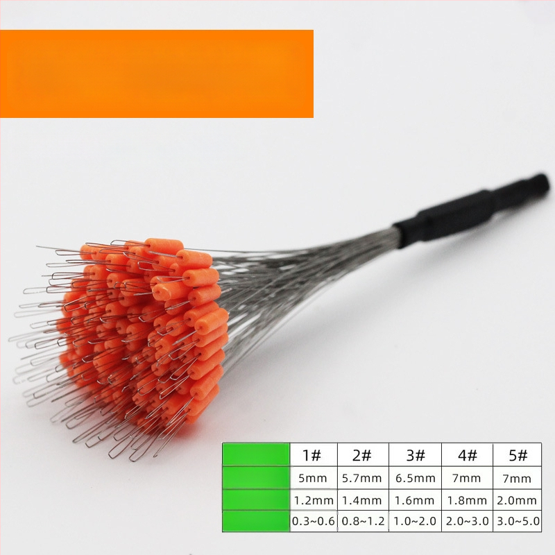 Silicone zvejas pērles – pret savēršanos, pastiprinātas dziļā zvejā (materiāls: silikons; iepakojums 100 gab.)