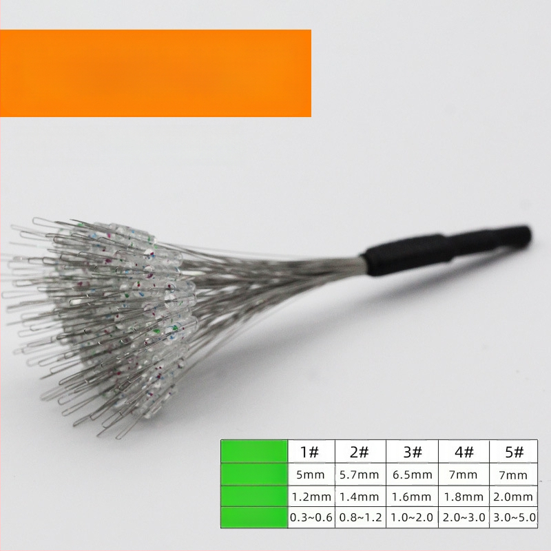 Silicone zvejas pērles – pret savēršanos, pastiprinātas dziļā zvejā (materiāls: silikons; iepakojums 100 gab.)