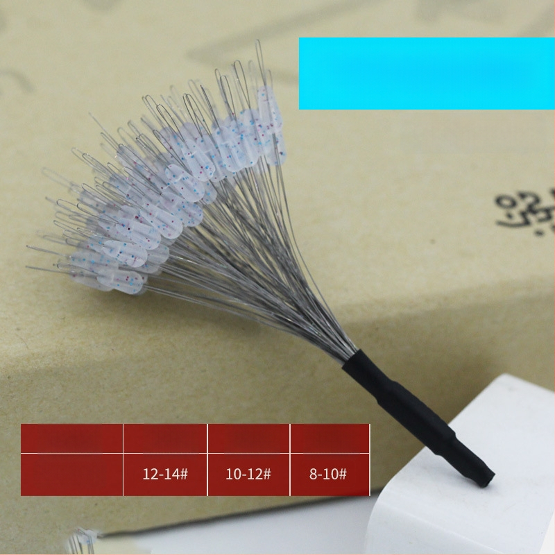 Silicone zvejas pērles – pret savēršanos, pastiprinātas dziļā zvejā (materiāls: silikons; iepakojums 100 gab.)