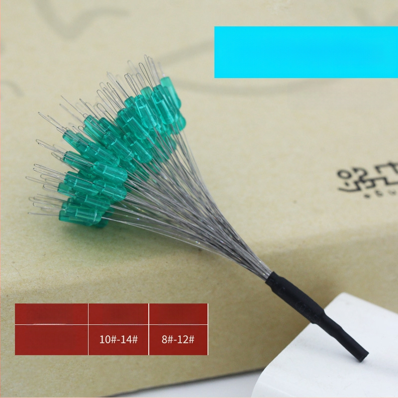 Silicone zvejas pērles – pret savēršanos, pastiprinātas dziļā zvejā (materiāls: silikons; iepakojums 100 gab.)