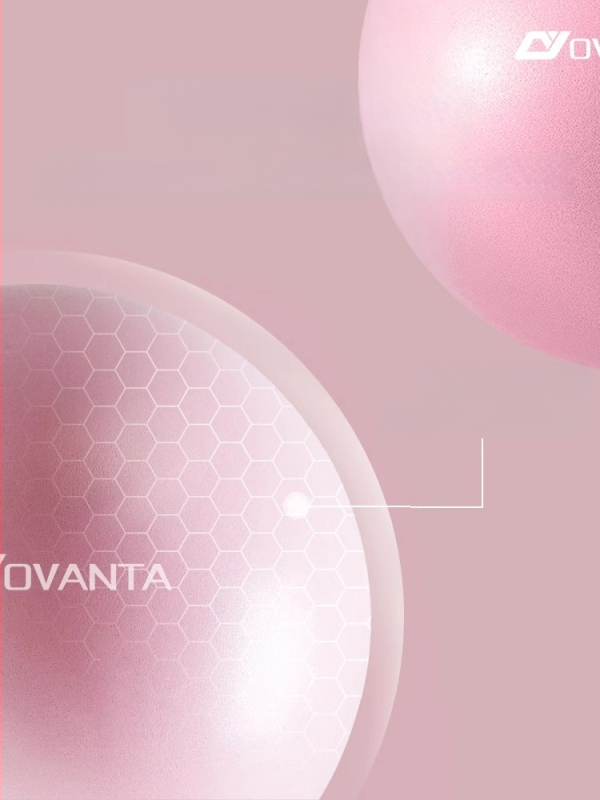 Ovanda PVC jogos kamuolys dubens dugno treniravimui, suaugusiems, po gimdymo atsigavimas, kūno centro pusiausvyra, 70 g