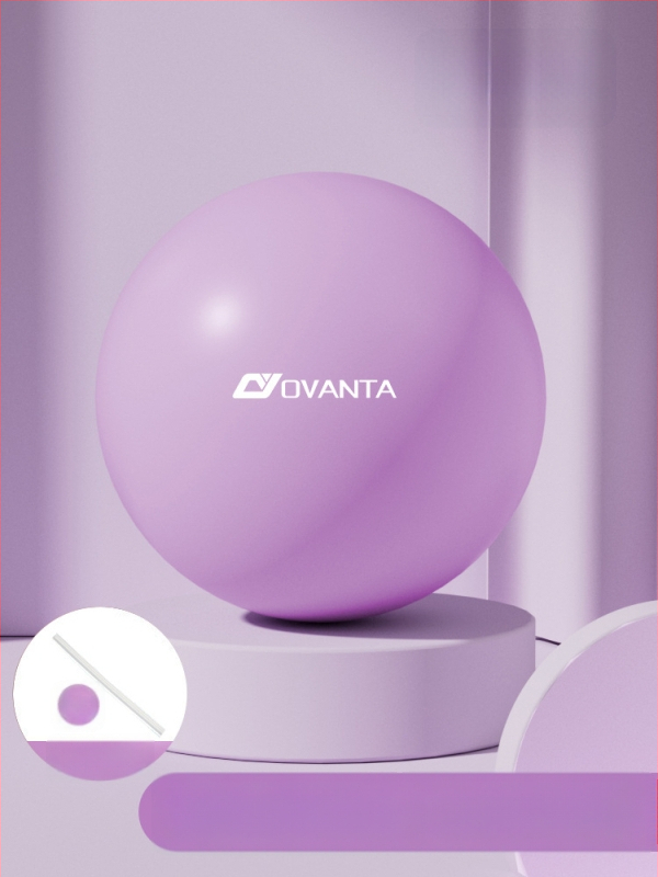 Ovanda PVC jogos kamuolys dubens dugno treniravimui, suaugusiems, po gimdymo atsigavimas, kūno centro pusiausvyra, 70 g