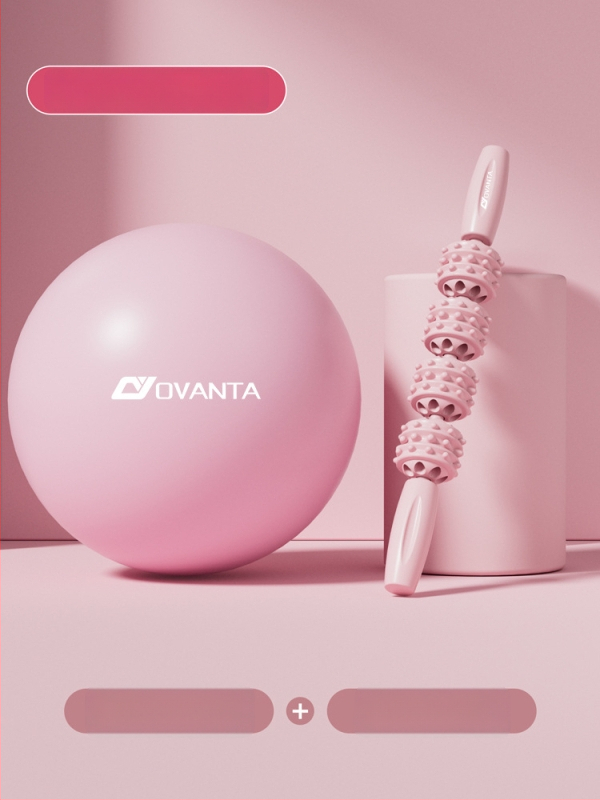 Ovanda PVC jogos kamuolys dubens dugno treniravimui, suaugusiems, po gimdymo atsigavimas, kūno centro pusiausvyra, 70 g