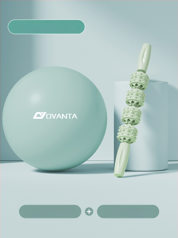 Ovanda PVC jogos kamuolys dubens dugno treniravimui, suaugusiems, po gimdymo atsigavimas, kūno centro pusiausvyra, 70 g