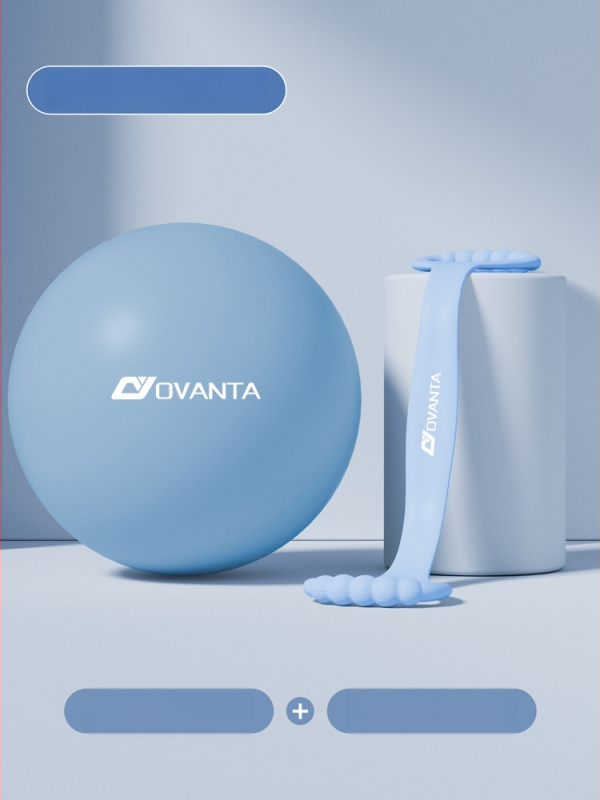 Ovanda PVC jogos kamuolys dubens dugno treniravimui, suaugusiems, po gimdymo atsigavimas, kūno centro pusiausvyra, 70 g