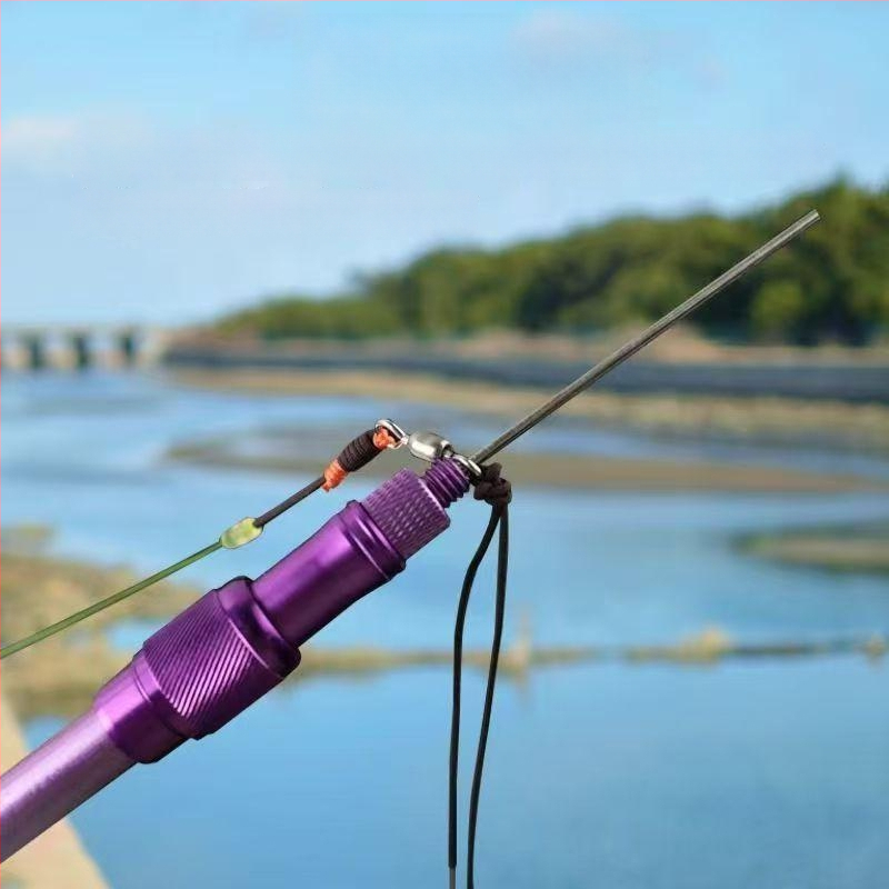 Garā zvejas līnijas palaidējs ar garu darbības diapazonu, tērauda adatas tipa, vienkāršs apaļas galvas dizains (Kods: Civet cat; Zīmols: Bez zīmola)