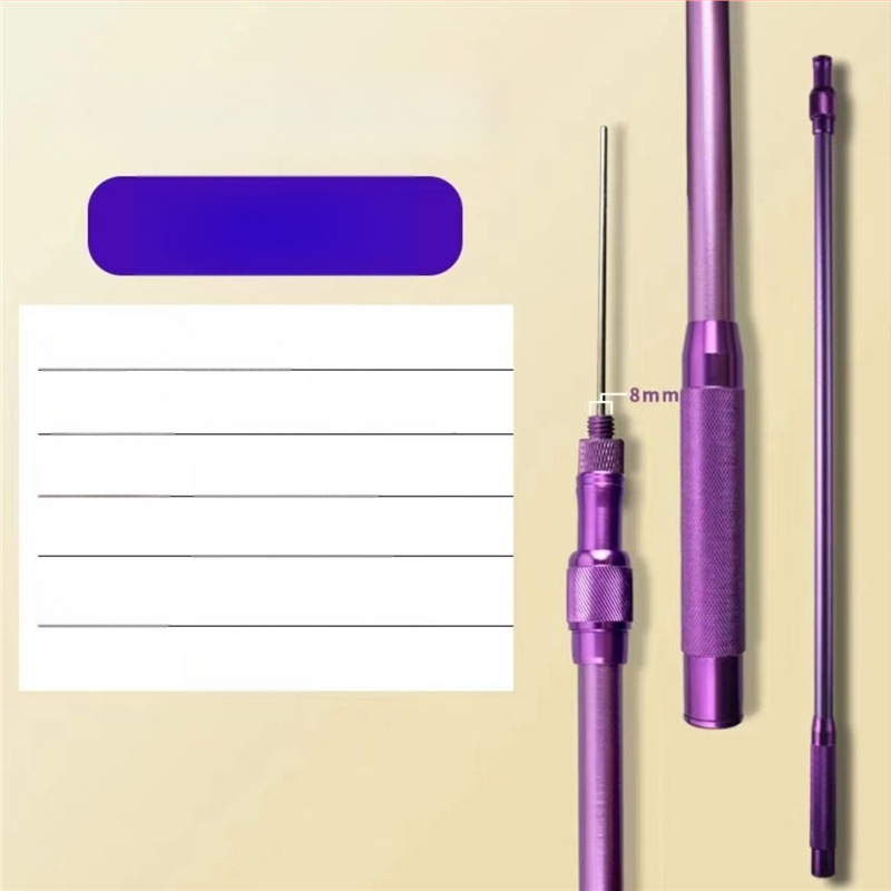 Garā zvejas līnijas palaidējs ar garu darbības diapazonu, tērauda adatas tipa, vienkāršs apaļas galvas dizains (Kods: Civet cat; Zīmols: Bez zīmola)