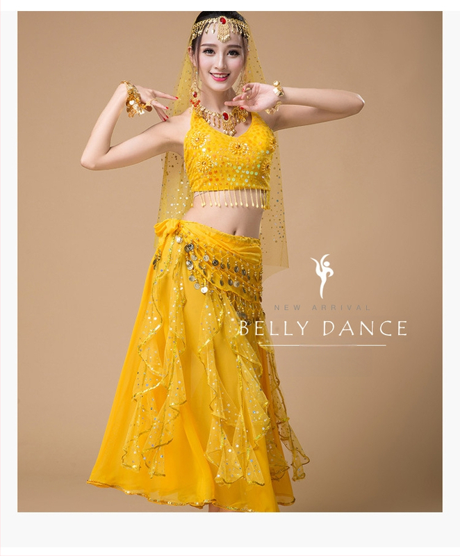 Suaugusiųjų moterų pilvo šokių kostiumas — vientisas spalva, 120D encrypted chiffon, poliesterio 80% + 10% antrinis komponentas, pamušalas 10%