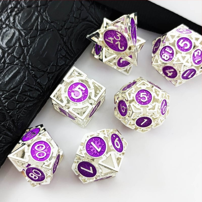 Vara DND kauliņu komplekts ar noapaļotām malām un izgriezuma dizainu, 100 gab., izcelsme Šenženā, bez pielāgojumiem