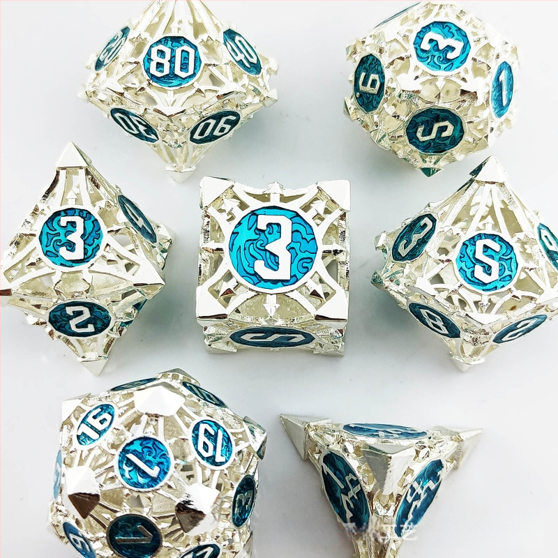 Vara DND kauliņu komplekts ar noapaļotām malām un izgriezuma dizainu, 100 gab., izcelsme Šenženā, bez pielāgojumiem