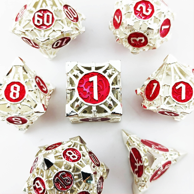 Vara DND kauliņu komplekts ar noapaļotām malām un izgriezuma dizainu, 100 gab., izcelsme Šenženā, bez pielāgojumiem