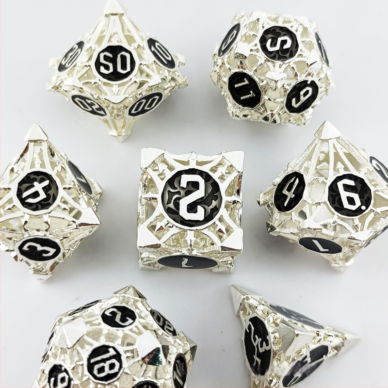 Vara DND kauliņu komplekts ar noapaļotām malām un izgriezuma dizainu, 100 gab., izcelsme Šenženā, bez pielāgojumiem