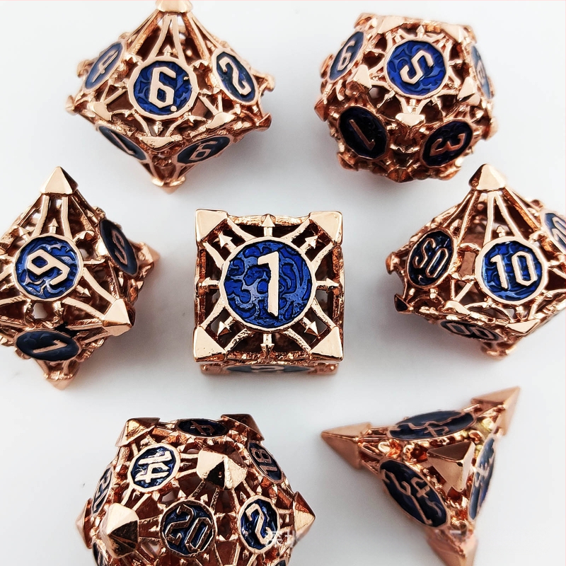 Vara DND kauliņu komplekts ar noapaļotām malām un izgriezuma dizainu, 100 gab., izcelsme Šenženā, bez pielāgojumiem