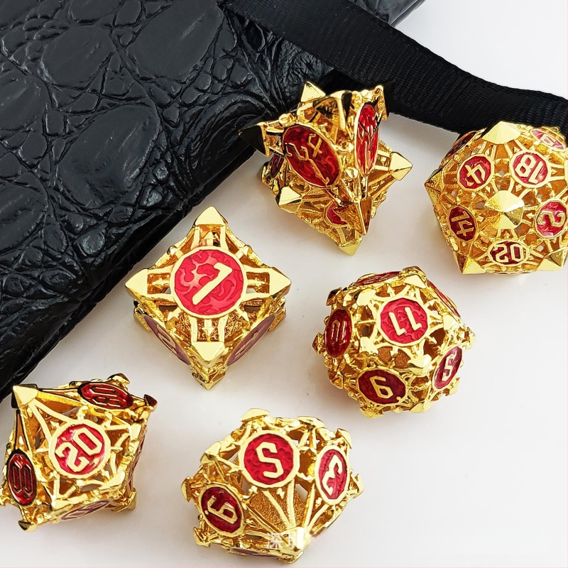 Vara DND kauliņu komplekts ar noapaļotām malām un izgriezuma dizainu, 100 gab., izcelsme Šenženā, bez pielāgojumiem