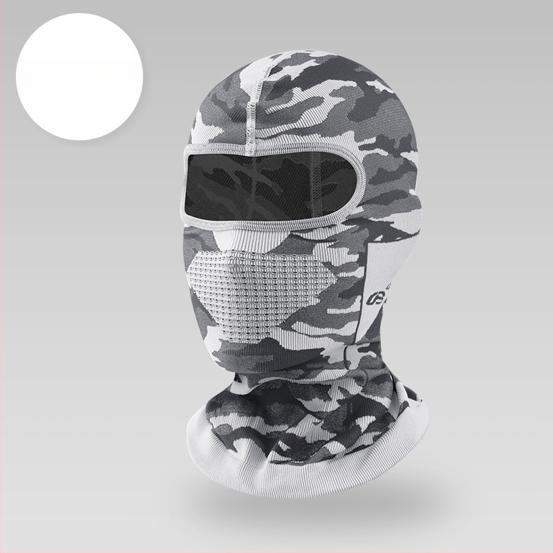 Ziemas velosipēdu pilnībā aizsargājoša sejas maska — fleece audums, universāla, zīmols Excellent riding star, noliktavā