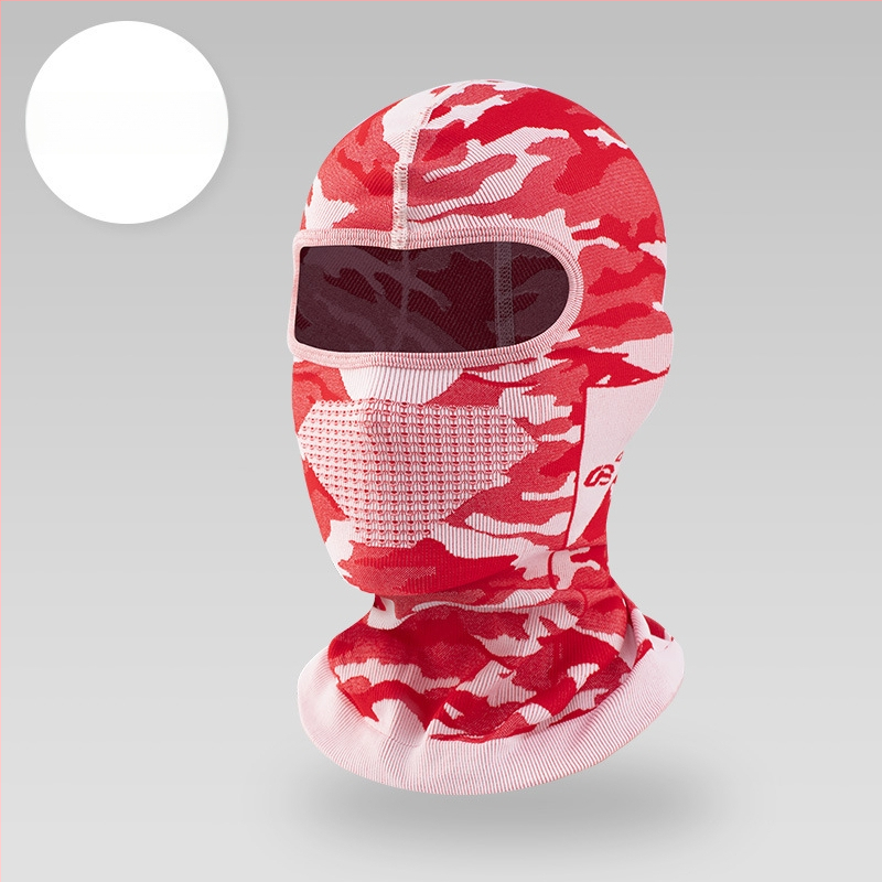 Ziemas velosipēdu pilnībā aizsargājoša sejas maska — fleece audums, universāla, zīmols Excellent riding star, noliktavā