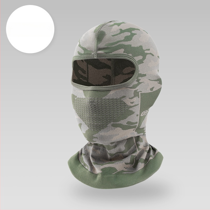 Ziemas velosipēdu pilnībā aizsargājoša sejas maska — fleece audums, universāla, zīmols Excellent riding star, noliktavā