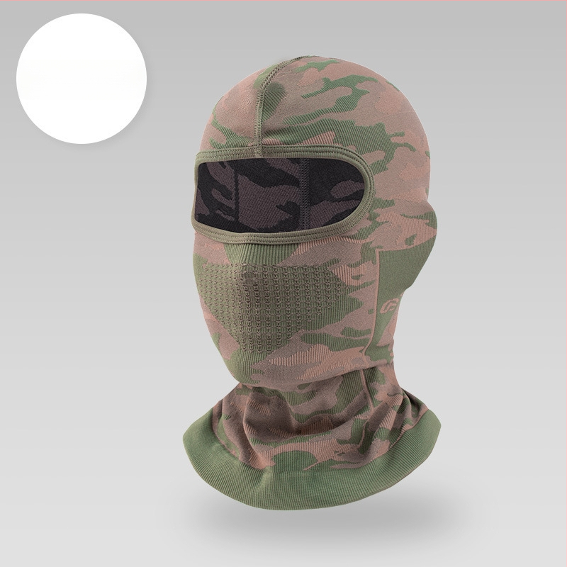 Ziemas velosipēdu pilnībā aizsargājoša sejas maska — fleece audums, universāla, zīmols Excellent riding star, noliktavā