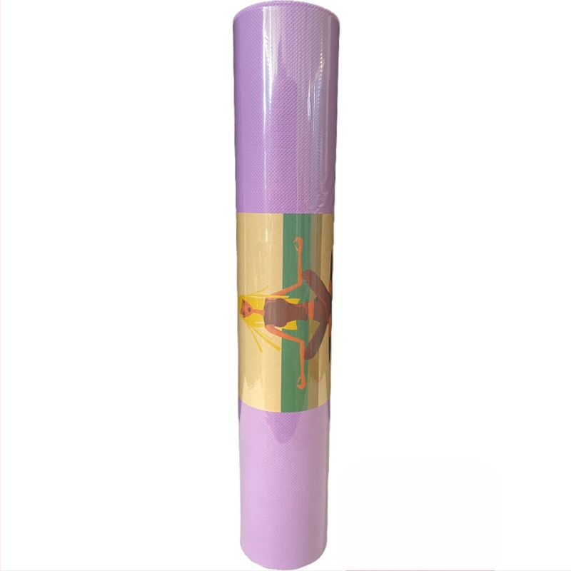 EVA jogas paklājs ar reljefa kamuflāžas rakstu, biezums 3–10 mm, pretslīdēšanas un mitrumizturīgs, piemērots jogai, fitnessam un dejām