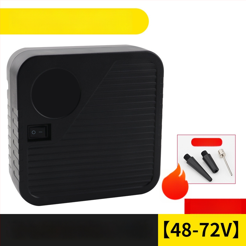 Baterijomis maitinama oro siurblys transporto priemonėms, nešiojamas, 48–72V, 120W, oro srautas 35 L/min, kabelio ilgis 3 m, svoris 1 kg