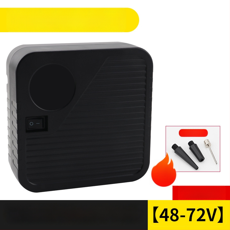 Baterijomis maitinama oro siurblys transporto priemonėms, nešiojamas, 48–72V, 120W, oro srautas 35 L/min, kabelio ilgis 3 m, svoris 1 kg