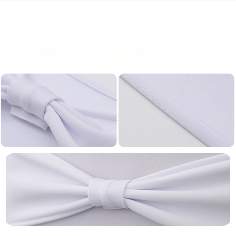 Krēsla muguras siksna ar bow bez saitēm – Poliesters, viesnīcu stils, Solan