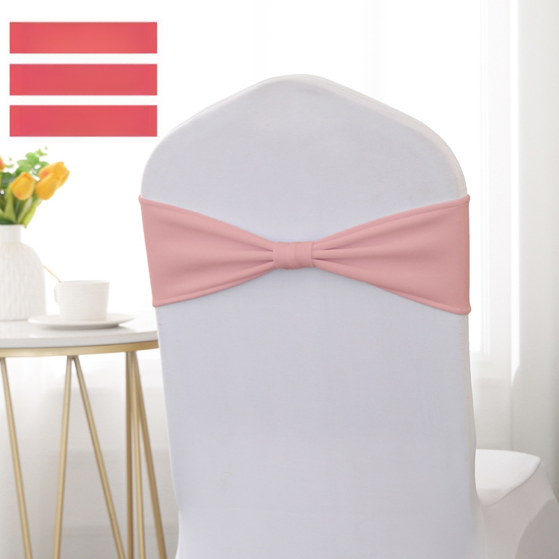 Krēsla muguras siksna ar bow bez saitēm – Poliesters, viesnīcu stils, Solan