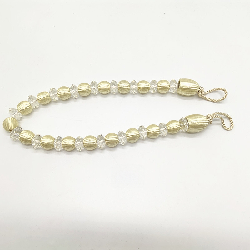 Aizkaru siksna ar akrila pērlēm, mūsdienīgs stils, ķīmiskās šķiedras materiāls, Hongteng Jewelry