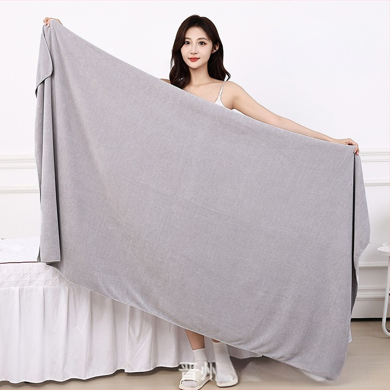 Vannas dvielis no mikrofibrām, 150D, 300–400 g, vienkāršs audums, spirālveida pavedieni, piemērots spa un masāžas galdam