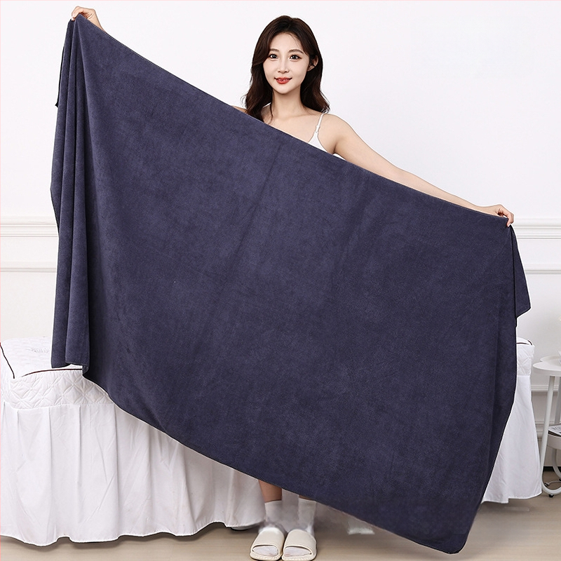 Vannas dvielis no mikrofibrām, 150D, 300–400 g, vienkāršs audums, spirālveida pavedieni, piemērots spa un masāžas galdam