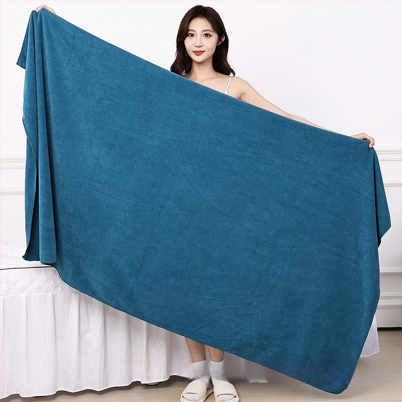 Vannas dvielis no mikrofibrām, 150D, 300–400 g, vienkāršs audums, spirālveida pavedieni, piemērots spa un masāžas galdam