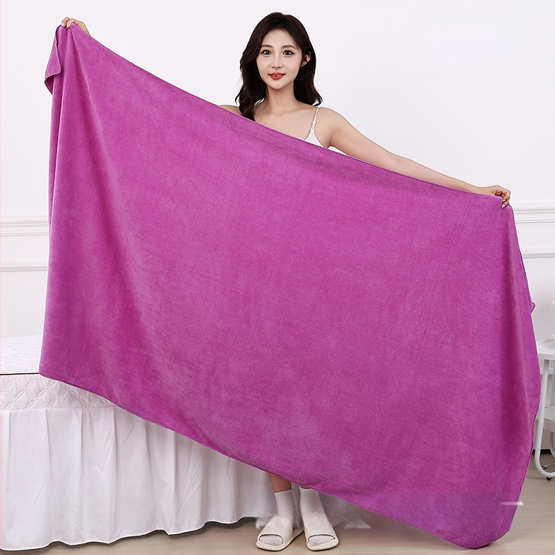 Vannas dvielis no mikrofibrām, 150D, 300–400 g, vienkāršs audums, spirālveida pavedieni, piemērots spa un masāžas galdam