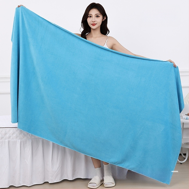 Vannas dvielis no mikrofibrām, 150D, 300–400 g, vienkāršs audums, spirālveida pavedieni, piemērots spa un masāžas galdam