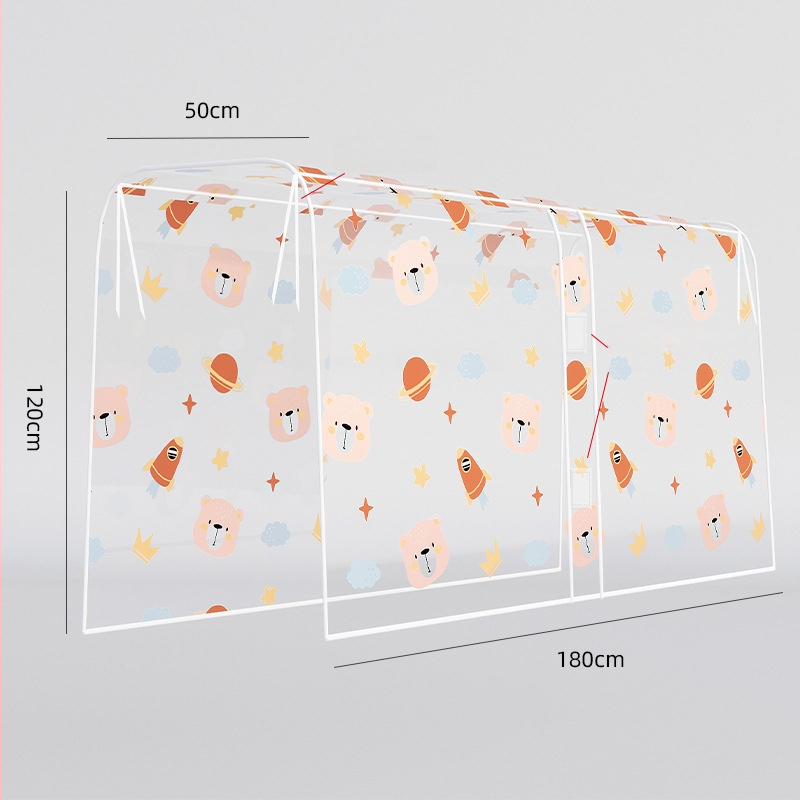 Drēbju pārklājums ar drukātu Kosmosa lāci, caurspīdīgs, PVC, putekļu izturīgs, drēbēm (vasaras 2024 izlase)