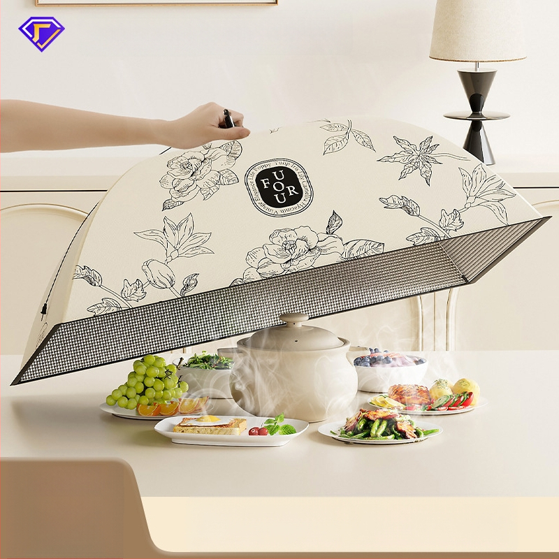 Izolēts pārtikas pārsegs mājas virtuves galdam – Noņemams un mazgājams, putekļu un odiem izturīgs, saliekams