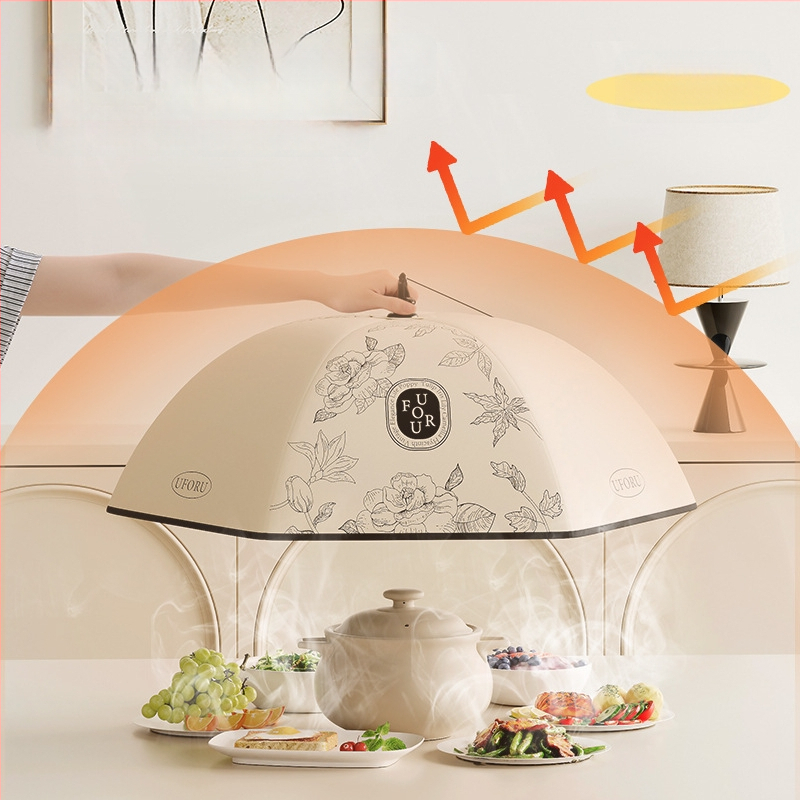 Izolēts pārtikas pārsegs mājas virtuves galdam – Noņemams un mazgājams, putekļu un odiem izturīgs, saliekams