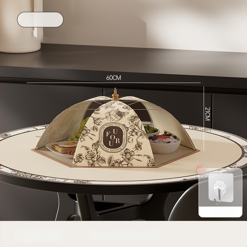 Izolēts pārtikas pārsegs mājas virtuves galdam – Noņemams un mazgājams, putekļu un odiem izturīgs, saliekams