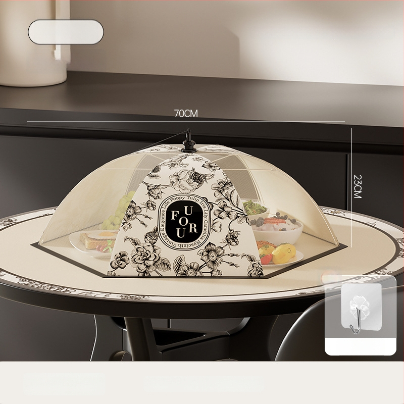 Izolēts pārtikas pārsegs mājas virtuves galdam – Noņemams un mazgājams, putekļu un odiem izturīgs, saliekams