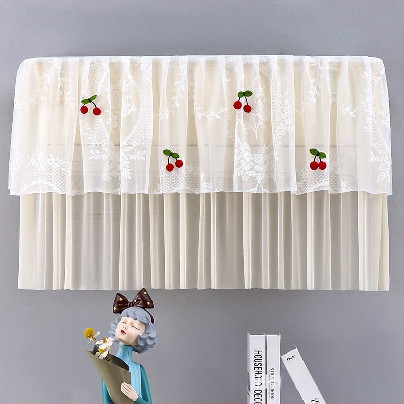 2-in-1 Gaisa kondicioniera pārsegs split/uzstādājamām sienas vienībām, putekļu aizsardzība un vēja aizsargs, poliesters