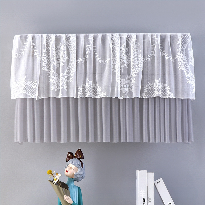 2-in-1 Gaisa kondicioniera pārsegs split/uzstādājamām sienas vienībām, putekļu aizsardzība un vēja aizsargs, poliesters