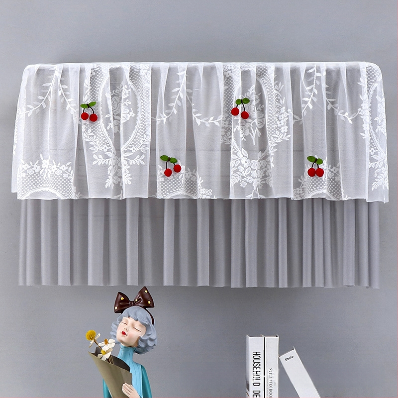 2-in-1 Gaisa kondicioniera pārsegs split/uzstādājamām sienas vienībām, putekļu aizsardzība un vēja aizsargs, poliesters