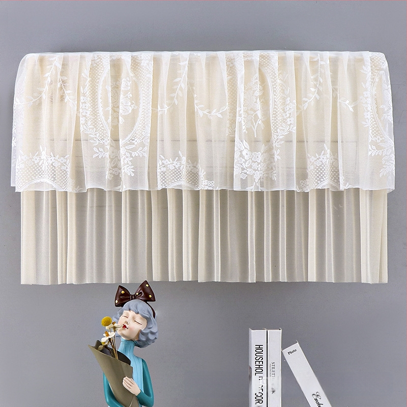 2-in-1 Gaisa kondicioniera pārsegs split/uzstādājamām sienas vienībām, putekļu aizsardzība un vēja aizsargs, poliesters