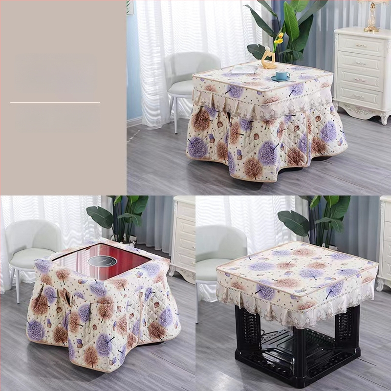 Față de masă cu stil fustă (din bumbac; simplu și modern; acoperire pentru praf/canapea/aer condiționat; Marcă: Alta)