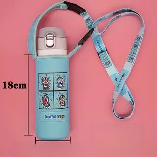 Izolēts krūzes vāciņš ar pār plecu siksnu — audums, karikatūras stils, nav importēts, bez logotipa