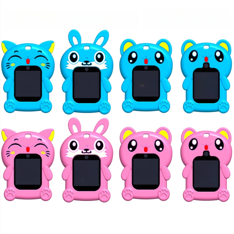 Universāls bērnu viedpulksteņa aizsargapvalks ar silikona kakla kulonu (materiāls: silikons; savietojamība: universāla; svars: 0,05)